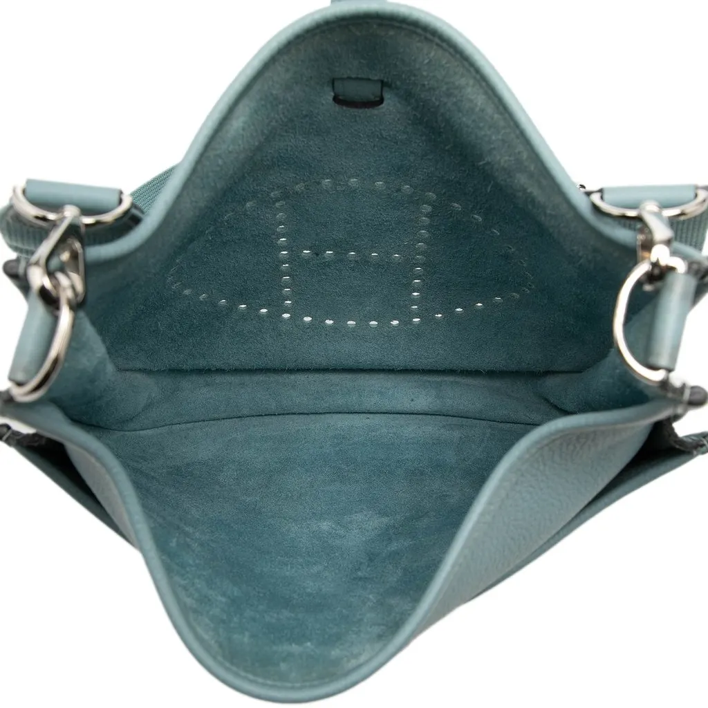 Hermès Clemence Evelyne III 29 Blue Leather Very good - Model View