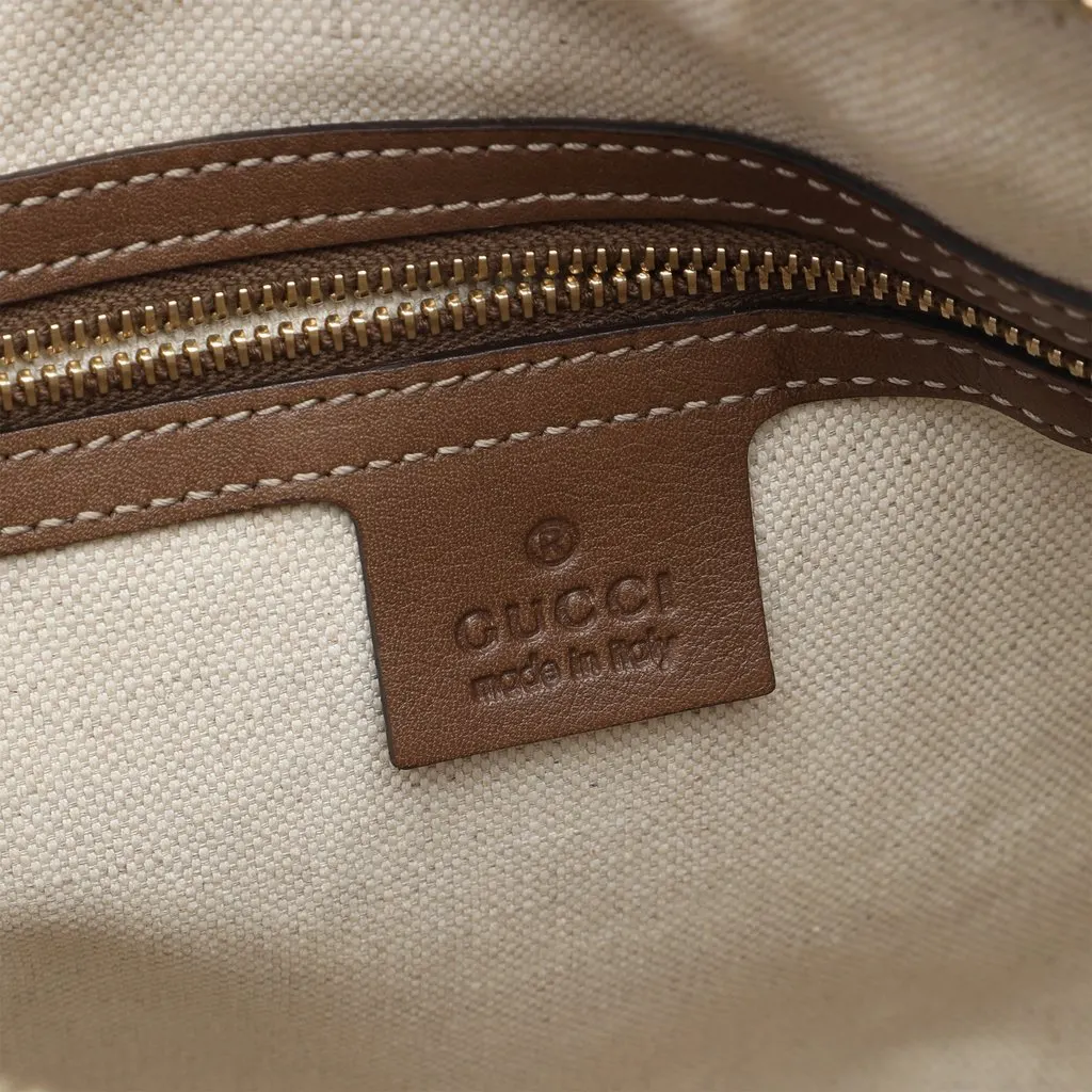 Gucci Small GG Supreme Nice Dome Satchel Pink Very good - Box View