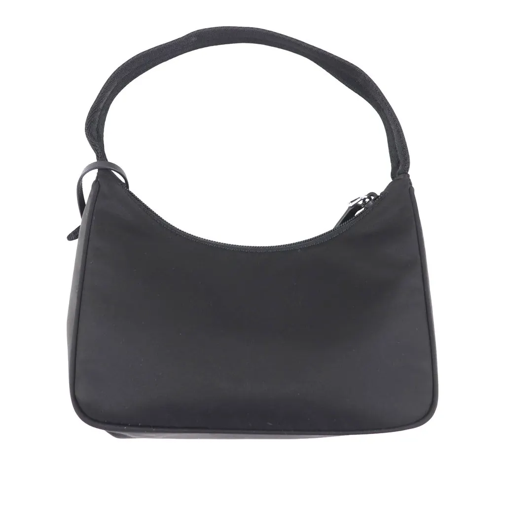 Prada Mini Re Nylon Re Edition 2000 Shoulder Bag Black Never worn - Back View