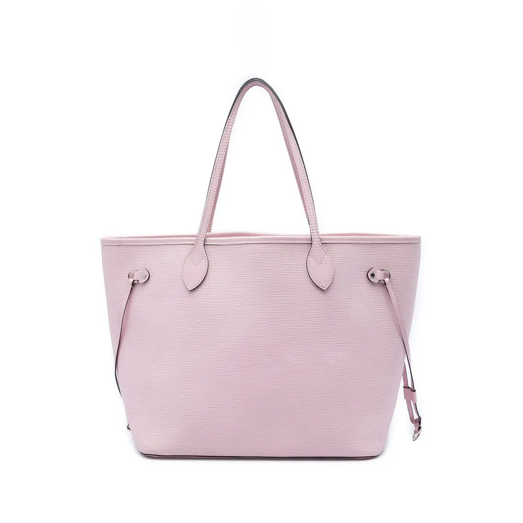 Louis Vuitton Epi Neverfull MM Pink Leather Very good - Front View