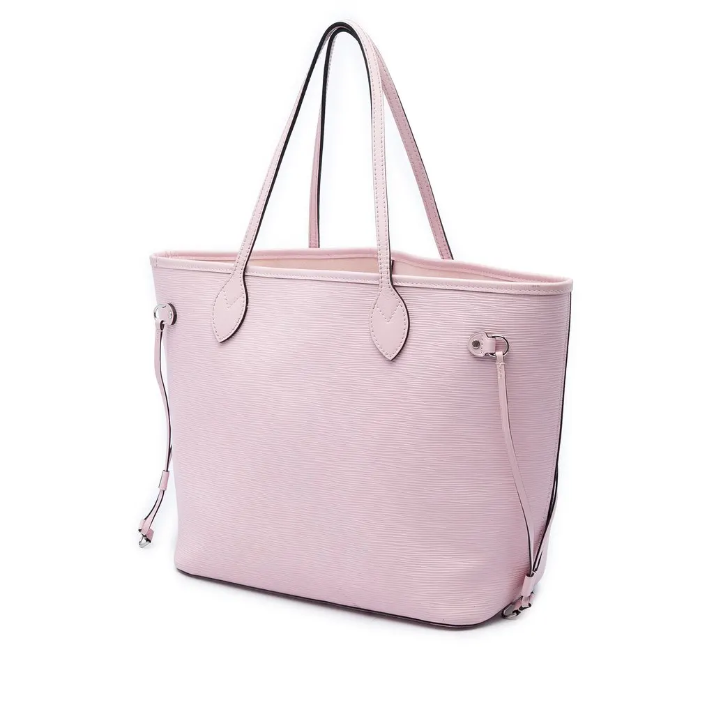 Louis Vuitton Epi Neverfull MM Pink Leather Very good - Back View
