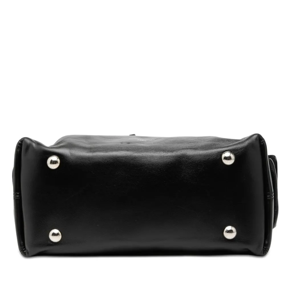Louis Vuitton Lambskin CarryAll Cargo Vibe PM Black Leather Very good - Inside View