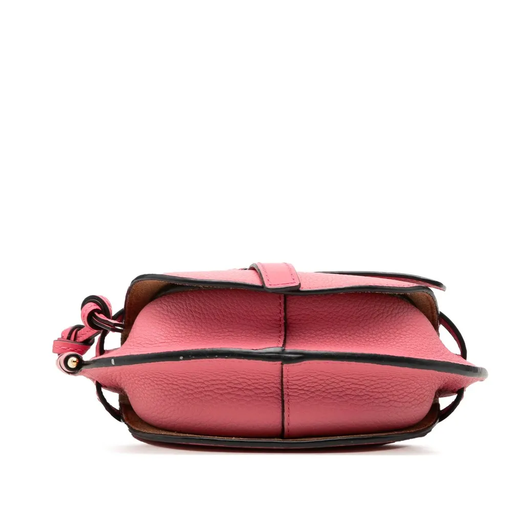 LOEWE Mini Leather Gate Crossbody Pink Leather Very good - Inside View