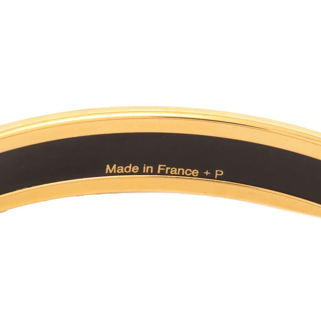Hermès Narrow Printed Enamel Bangle 65 MultiColor Very good - Box View