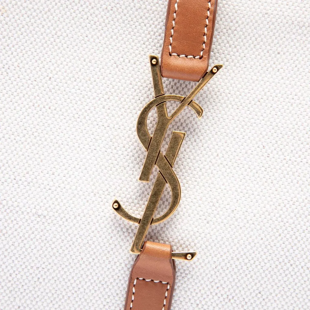 Saint Laurent Canvas and Leather Le 5 a 7 White Very good - Box View