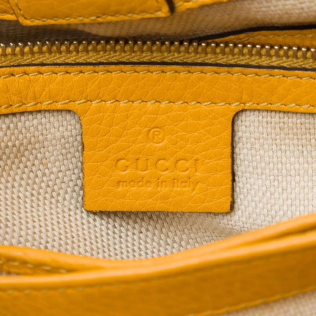 Gucci GG Canvas Bamboo Diana Top Handle Tote Beige Canvas Good - Box View