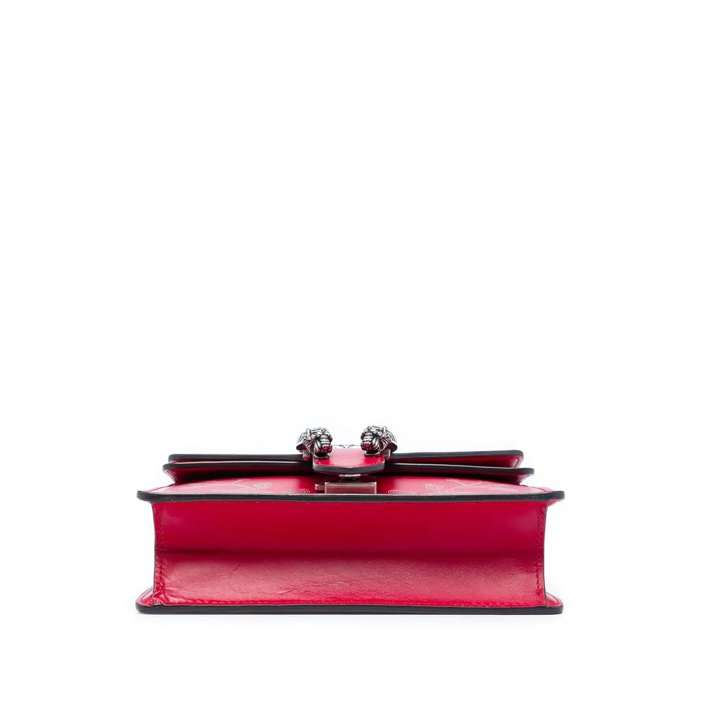 Gucci Limited Edition Chinese New Year Small Leather Dionysus Crossbody Red Leather Very good - Inside View