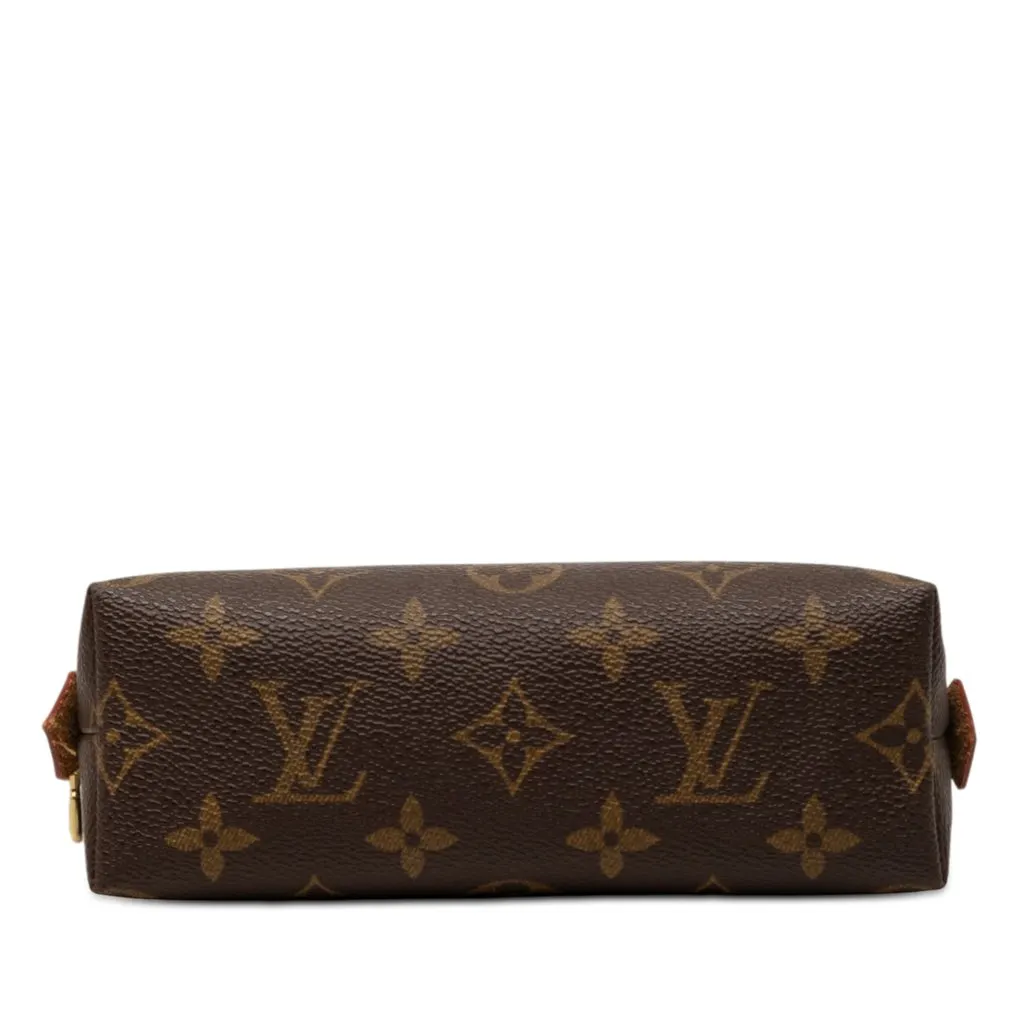 Louis Vuitton Monogram Cosmetic Pouch PM Brown Good - Inside View