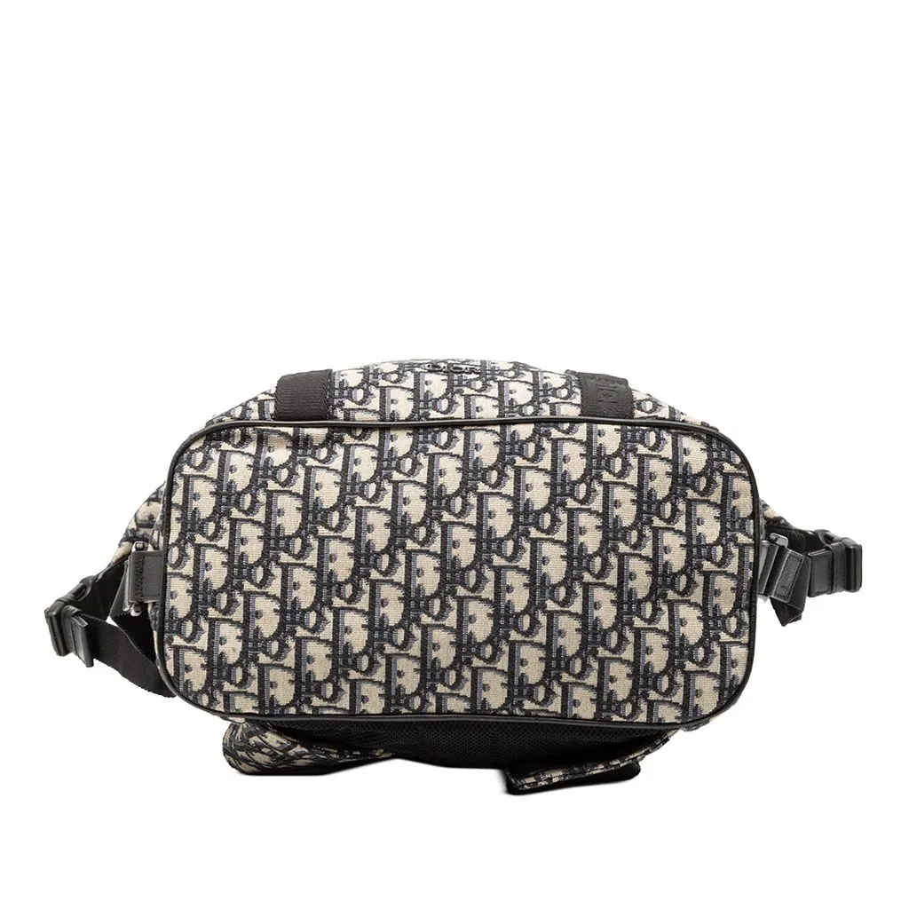 Dior Oblique Canvas Safari Backpack Blue Very good - Inside View