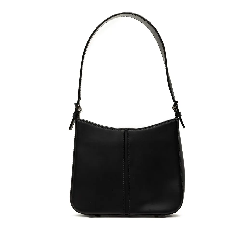 Burberry Leather Shoulder Bag Black Leather Very good - Front View