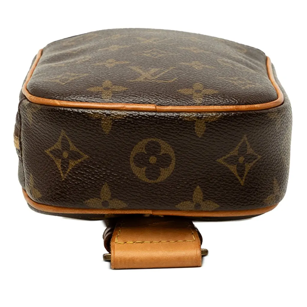 Louis Vuitton Monogram Pochette Gange Brown Canvas Very good - Inside View