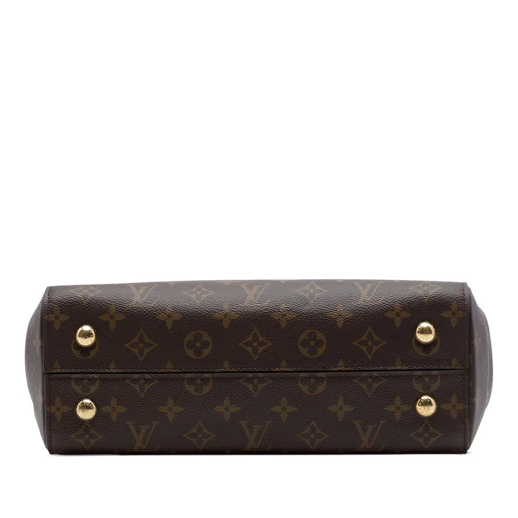 Louis Vuitton Monogram Cluny MM Brown Canvas Good - Inside View