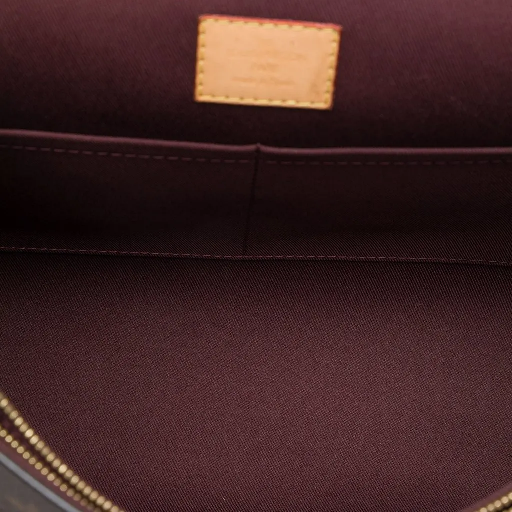 Louis Vuitton Monogram Cluny MM Brown Canvas Good - Model View