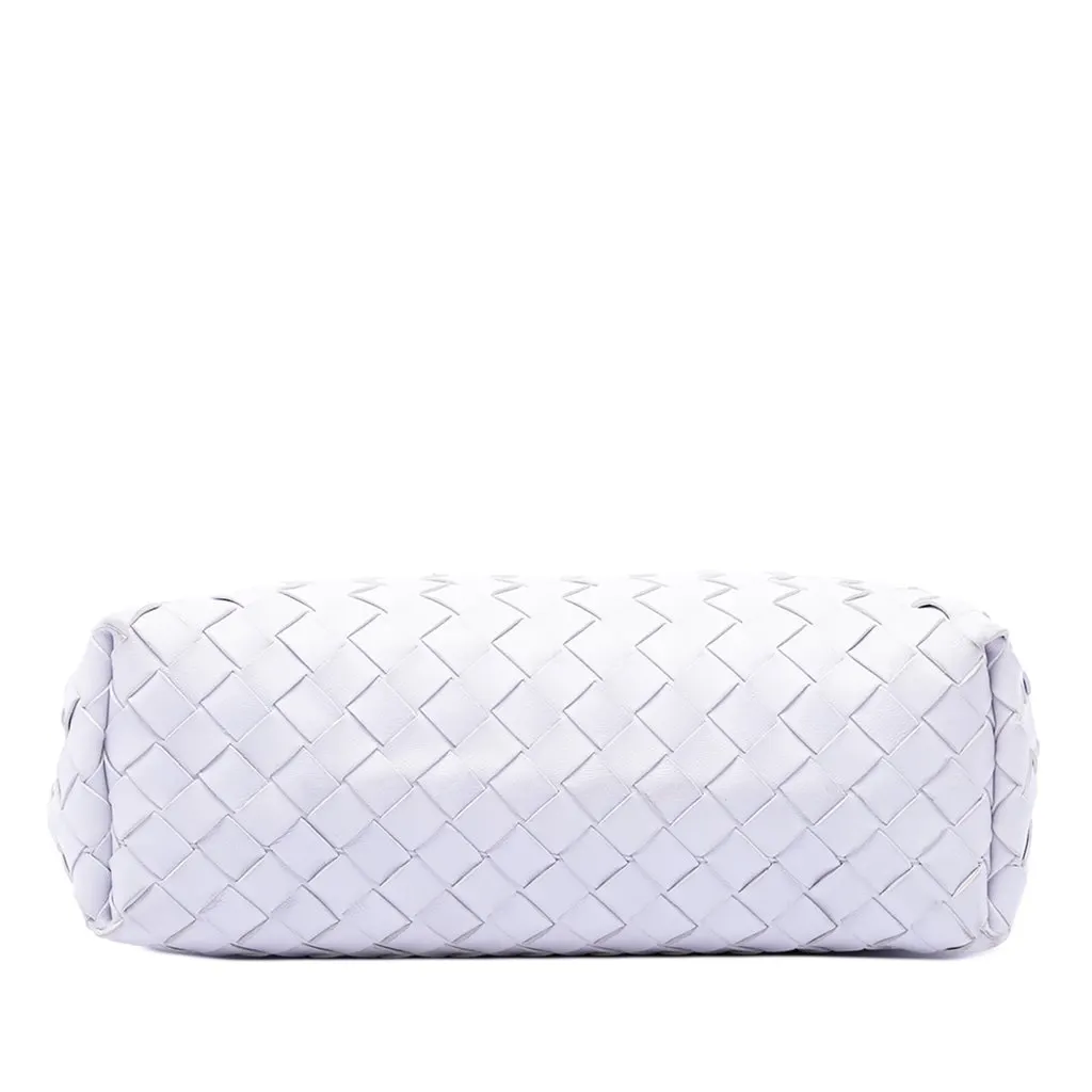 Bottega Veneta Nappa Intrecciato Crossbody Purple Leather Good - Inside View