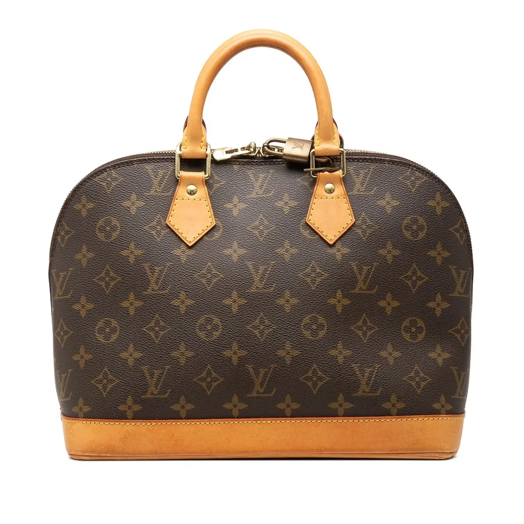 Louis Vuitton Monogram Alma PM Brown Very good - Front View