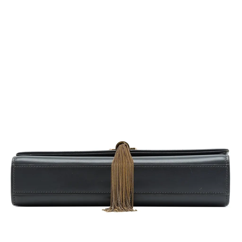 Saint Laurent Medium Smooth Calfskin Classic Monogram Kate Tassel Crossbody Black Leather Very good - Inside View
