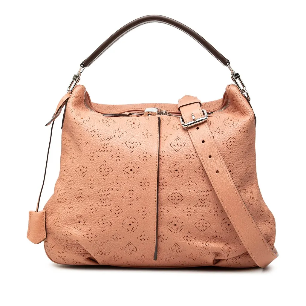 Louis Vuitton Monogram Mahina Selene PM Pink Leather Very good - Front View