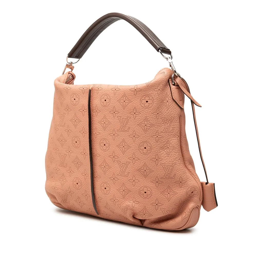 Louis Vuitton Monogram Mahina Selene PM Pink Leather Very good - Back View