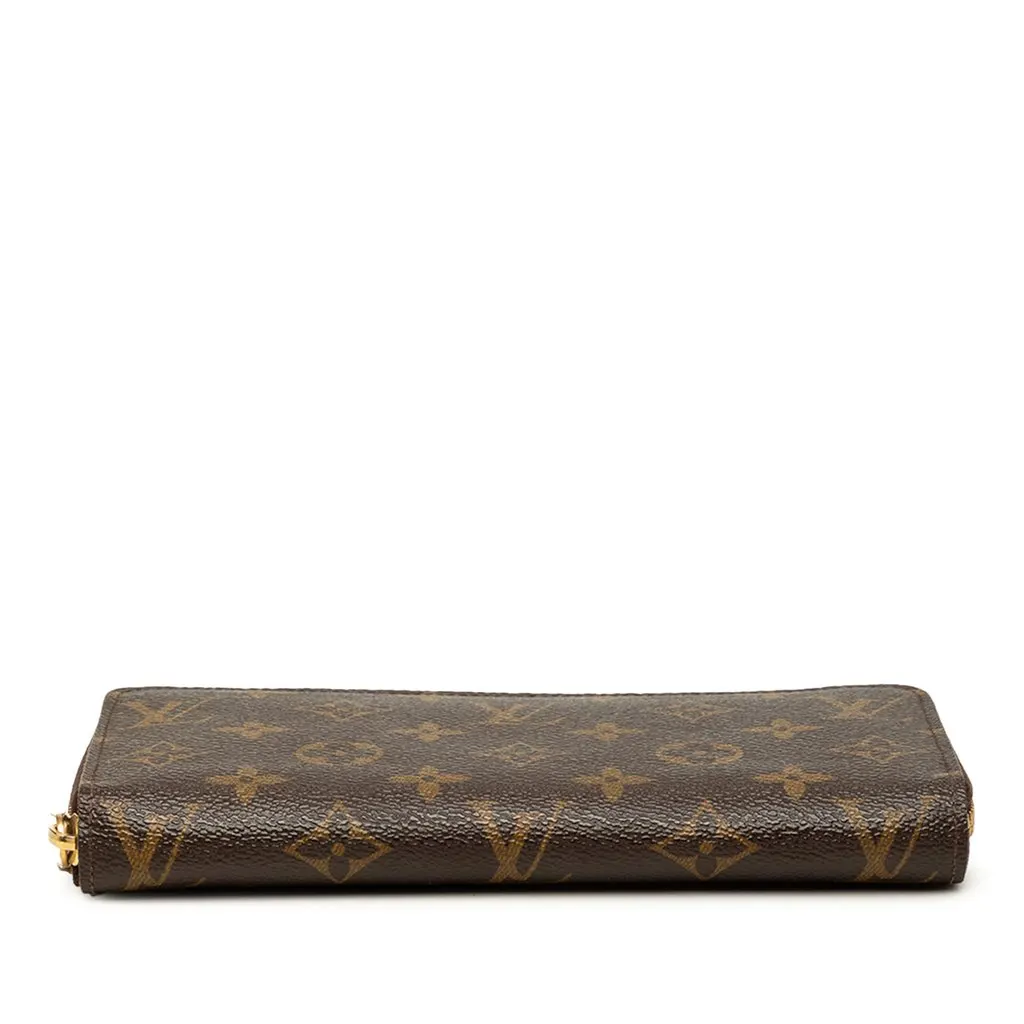 Louis Vuitton Monogram Zippy Wallet Brown Canvas Good - Inside View