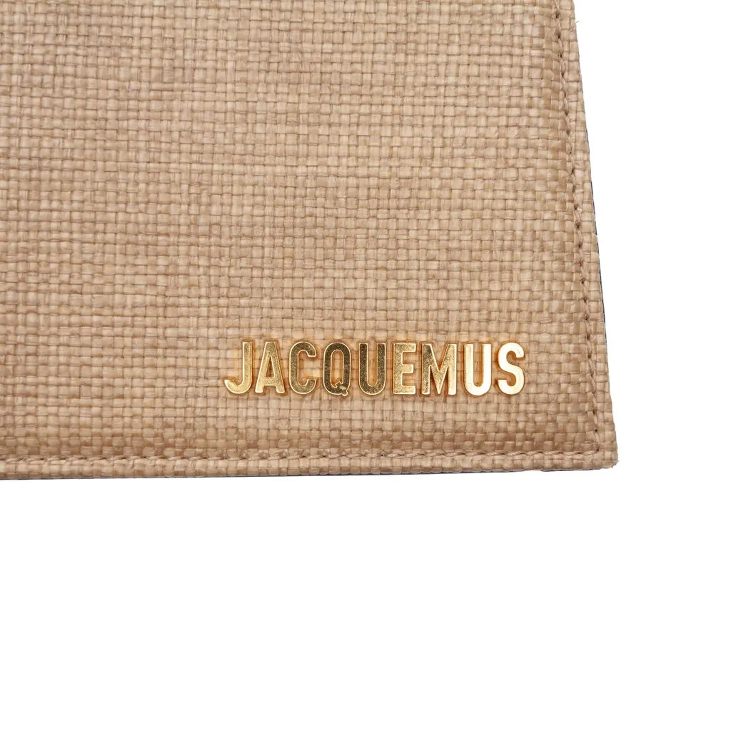 Jacquemus Raffia Le Bambino Long Shoulder Bag Beige Very good - Box View