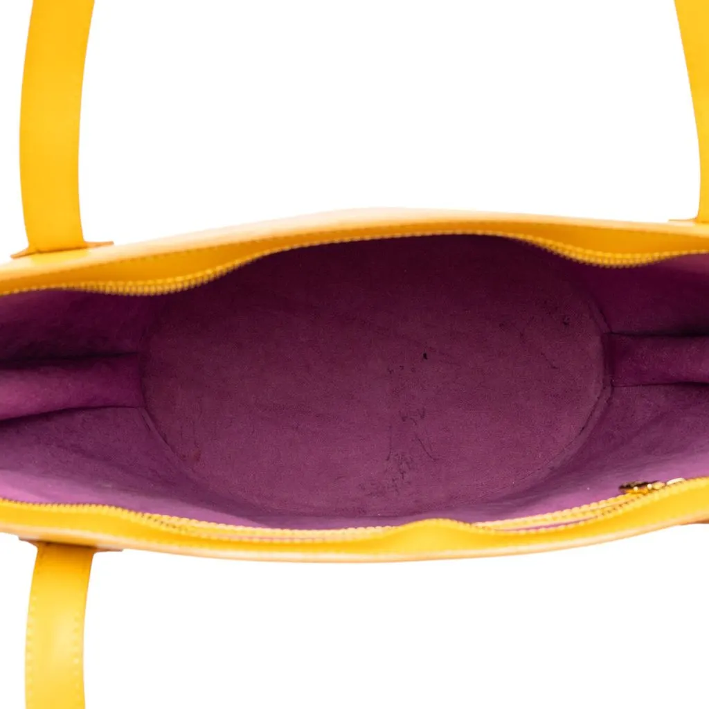 Louis Vuitton Epi Saint Jacques PM Long Strap Yellow Leather Good - Model View