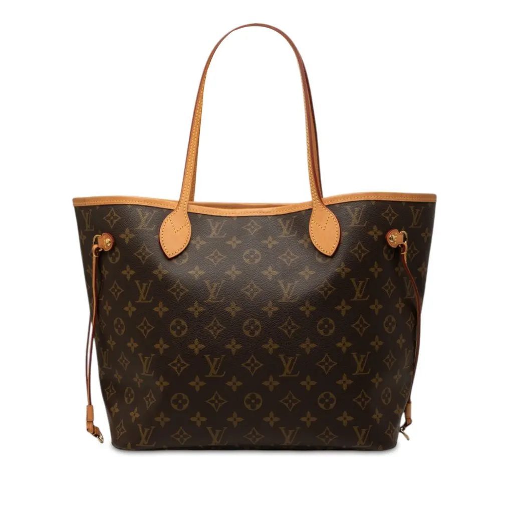 Louis Vuitton Monogram Neverfull MM Brown Very good - Front View