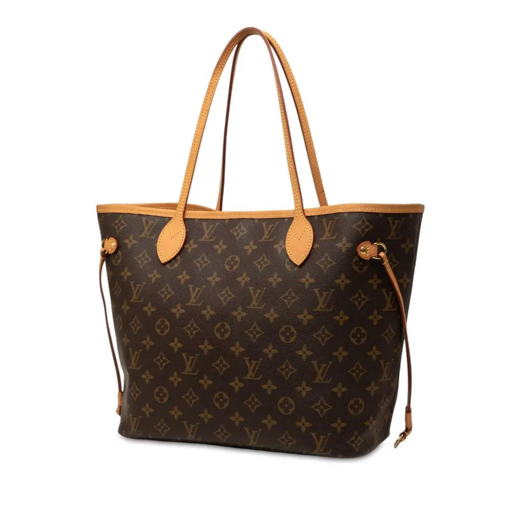 Louis Vuitton Monogram Neverfull MM Brown Very good - Back View