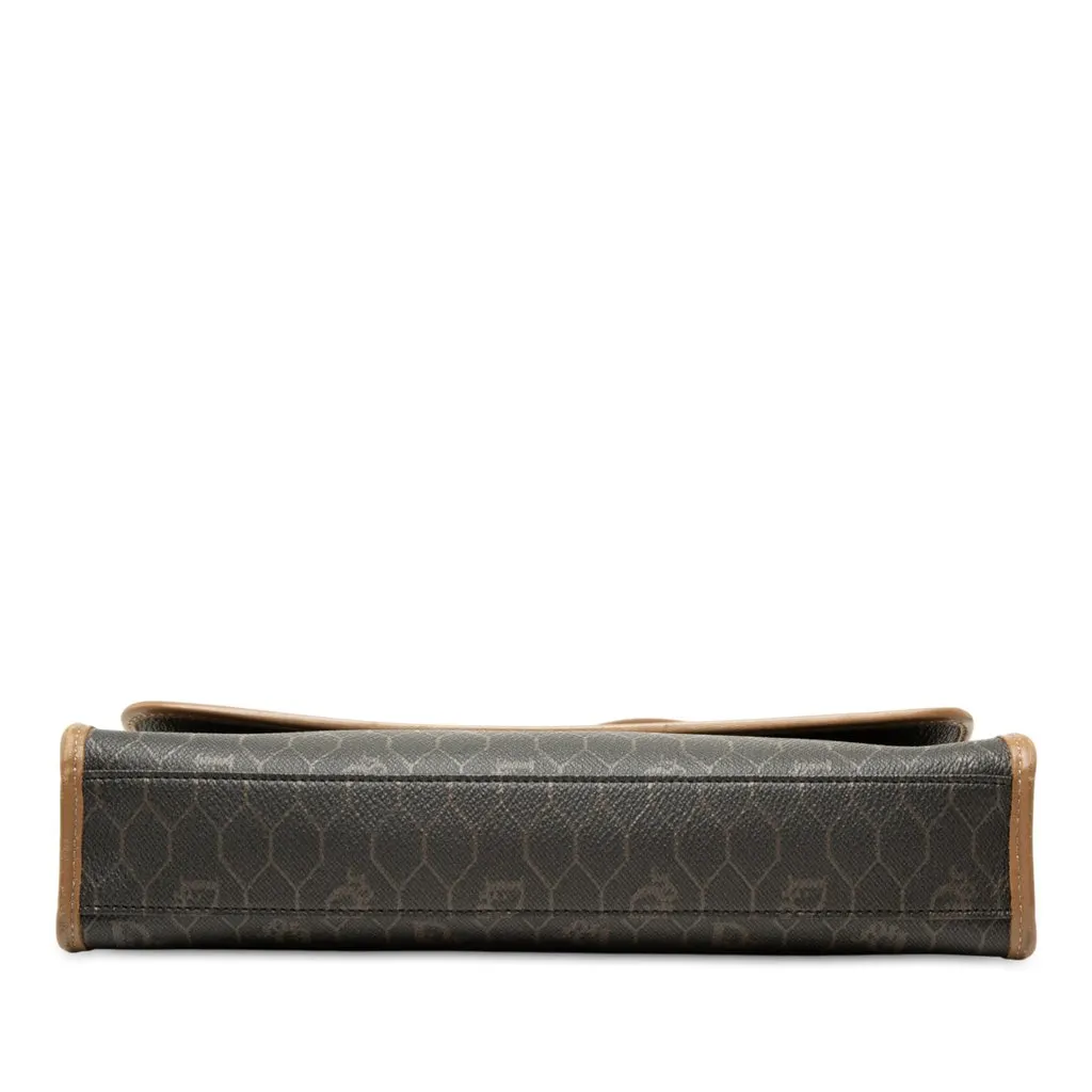 Dior Honeycomb Coated Canvas Crossbody Black Very good - Inside View