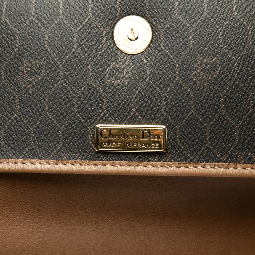 Dior Honeycomb Coated Canvas Crossbody Black Very good - Box View