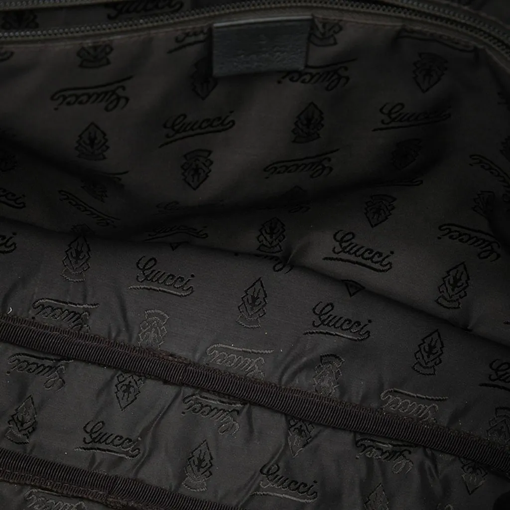 Gucci Guccissima Business Bag Brown Leather Very good - Model View