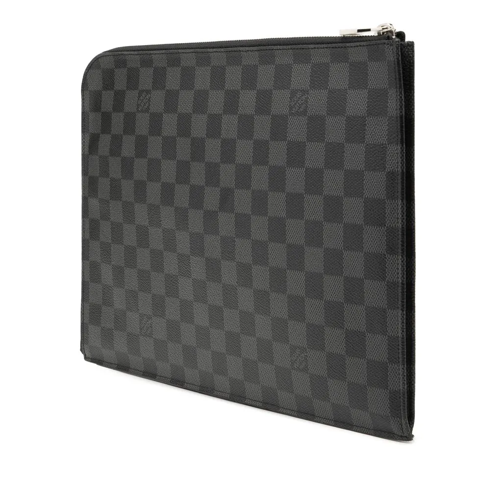 Louis Vuitton Damier Graphite Pochette Jour GM Black Very good - Back View