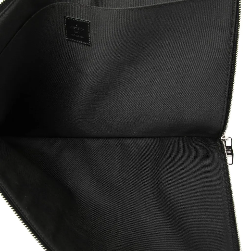 Louis Vuitton Damier Graphite Pochette Jour GM Black Very good - Model View