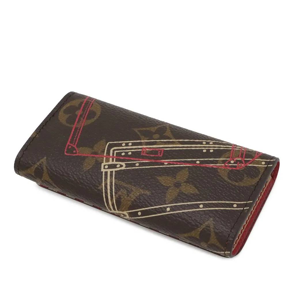 Louis Vuitton Monogram Trunk 4 Key Holder Brown Very good - Back View