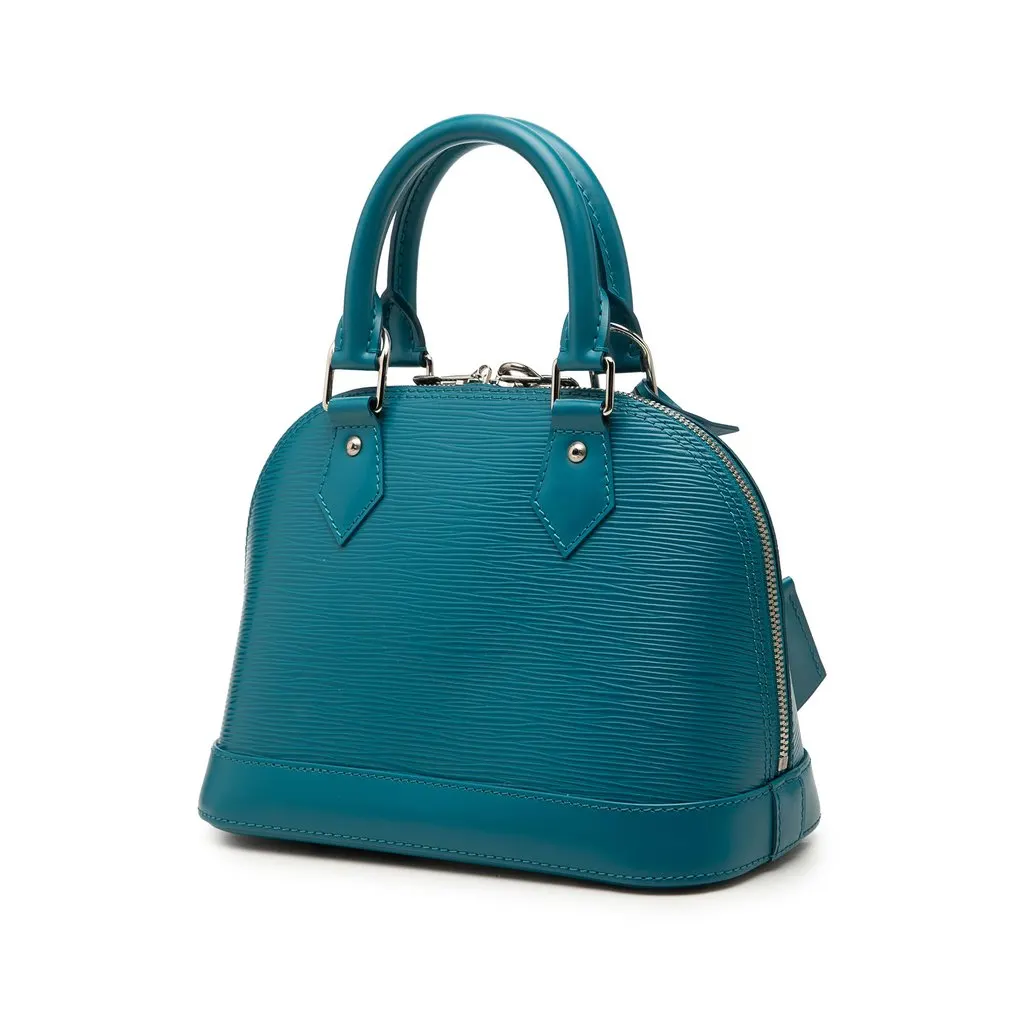 Louis Vuitton Epi Alma BB Blue Leather Very good - Back View