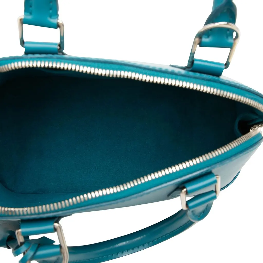 Louis Vuitton Epi Alma BB Blue Leather Very good - Model View