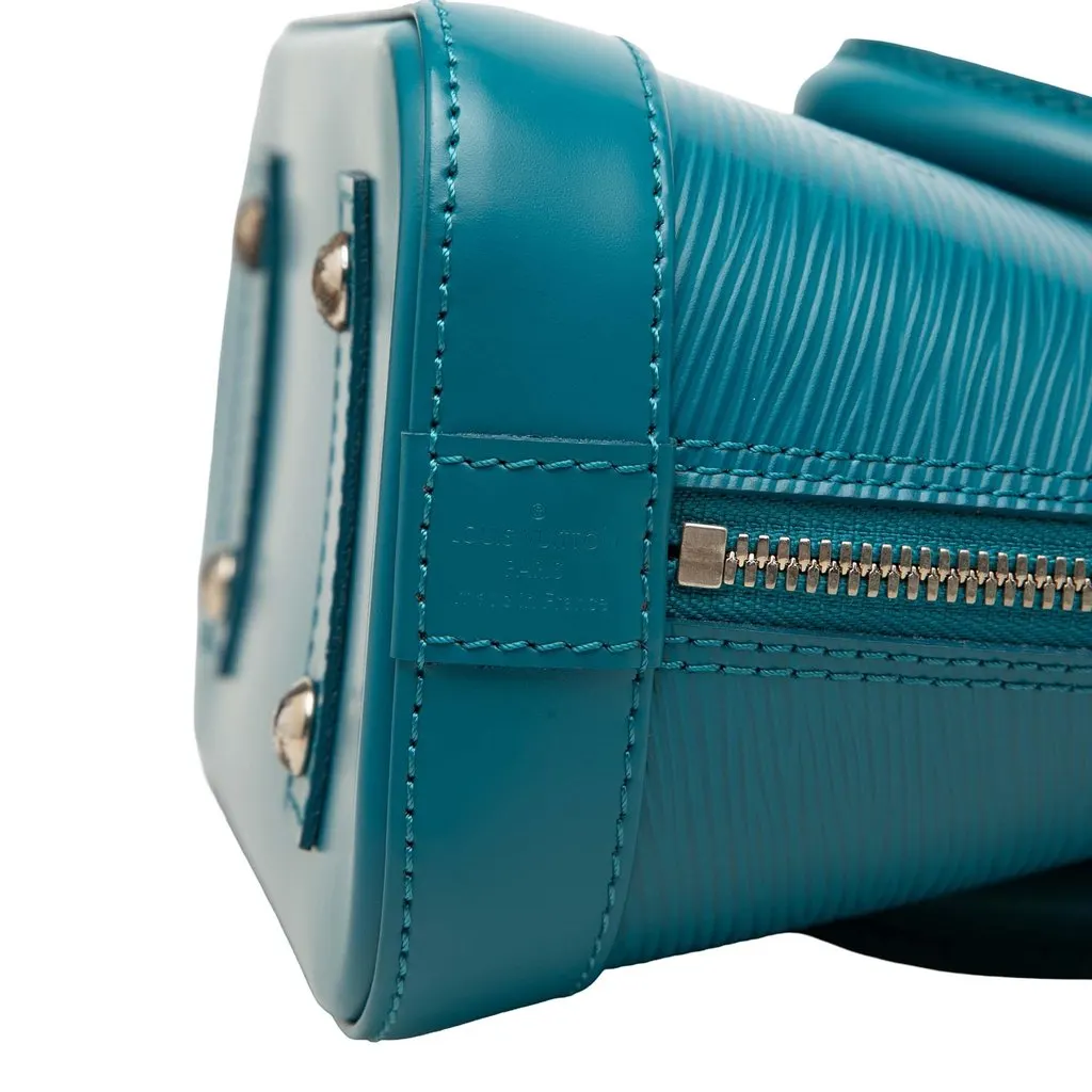 Louis Vuitton Epi Alma BB Blue Leather Very good - Box View