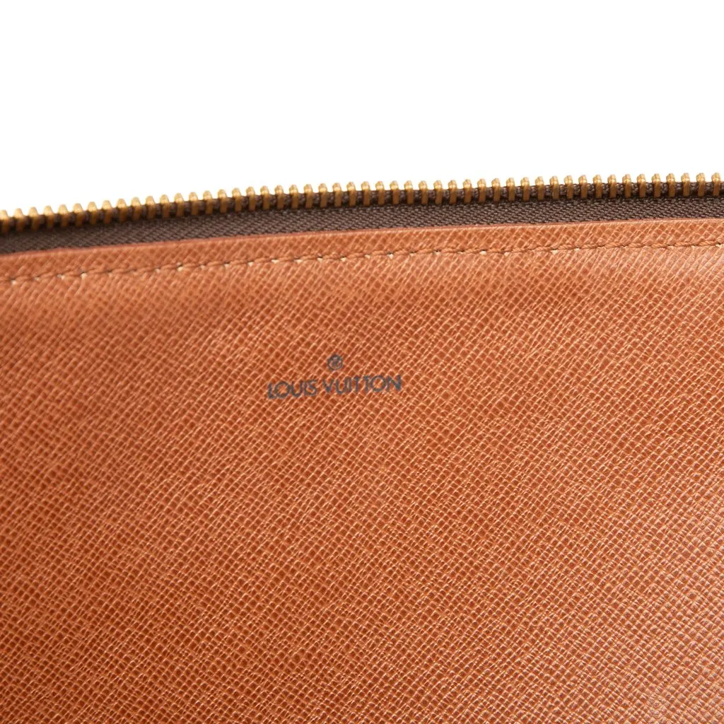 Louis Vuitton Monogram Poche Documents Portfolio Brown Very good - Box View