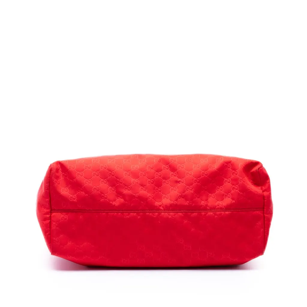 Gucci GG Canvas Travel Bag Red Very good - Inside View