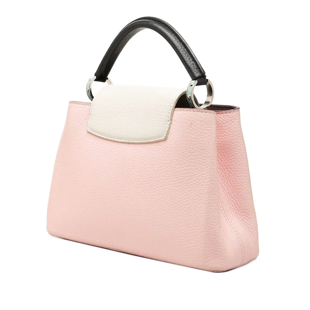 Louis Vuitton Bicolor Taurillon Capucines BB Pink Leather Very good - Back View