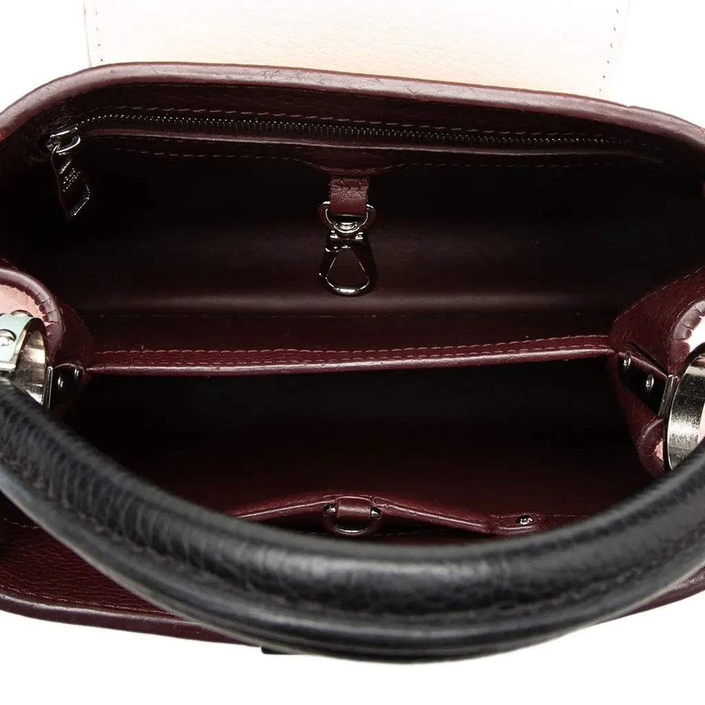 Louis Vuitton Bicolor Taurillon Capucines BB Pink Leather Very good - Model View