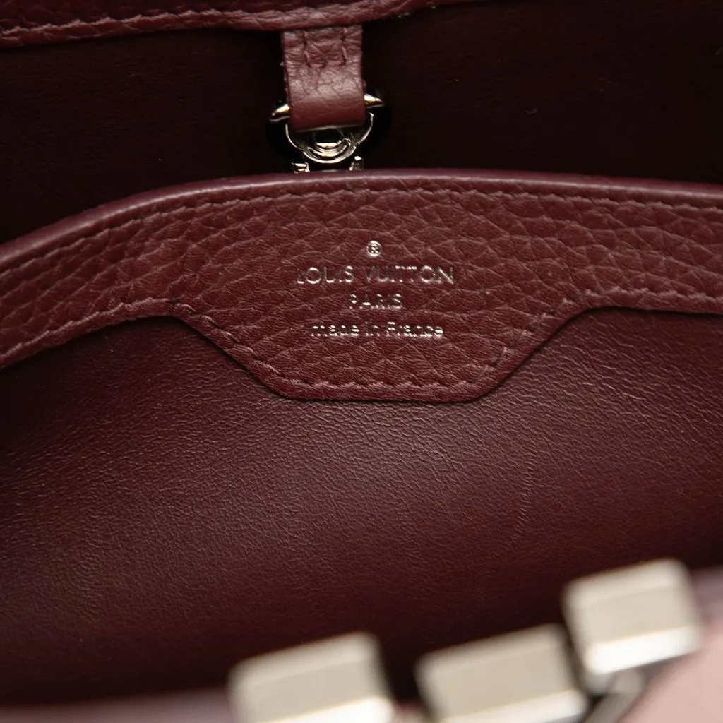 Louis Vuitton Bicolor Taurillon Capucines BB Pink Leather Very good - Box View
