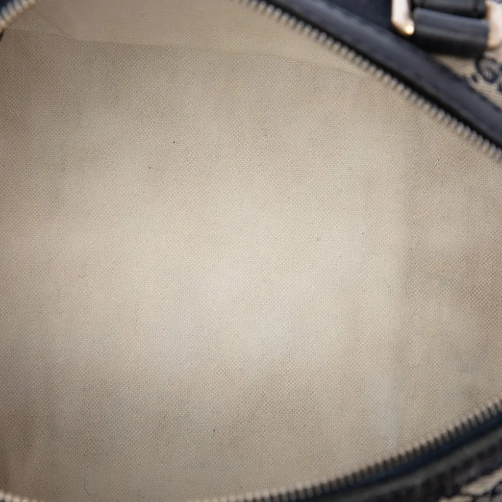 Gucci Medium GG Canvas Web Joy Boston Bag Beige Very good - Model View