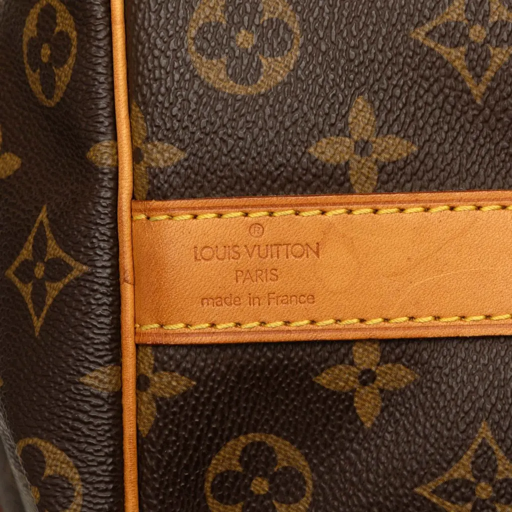 Louis Vuitton Monogram Keepall Bandouliere 50 Brown Canvas Good - Box View