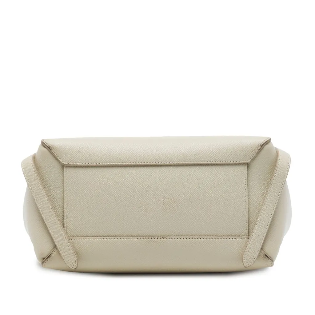 Celine Micro Grained Calfskin Belt Bag Beige Leather Very good - Inside View