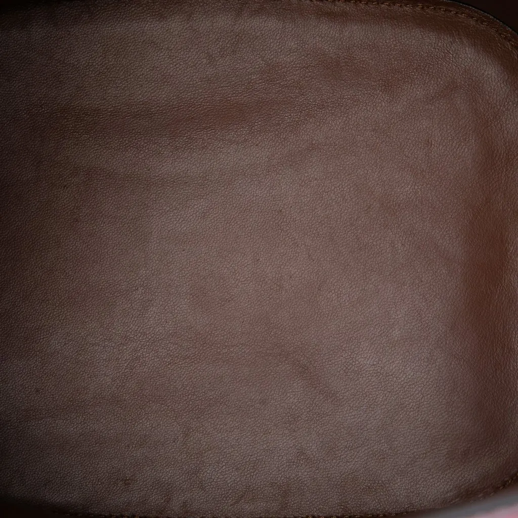 Burberry Small Leather Peggy Bucket Bag Red Leather Very good - Model View