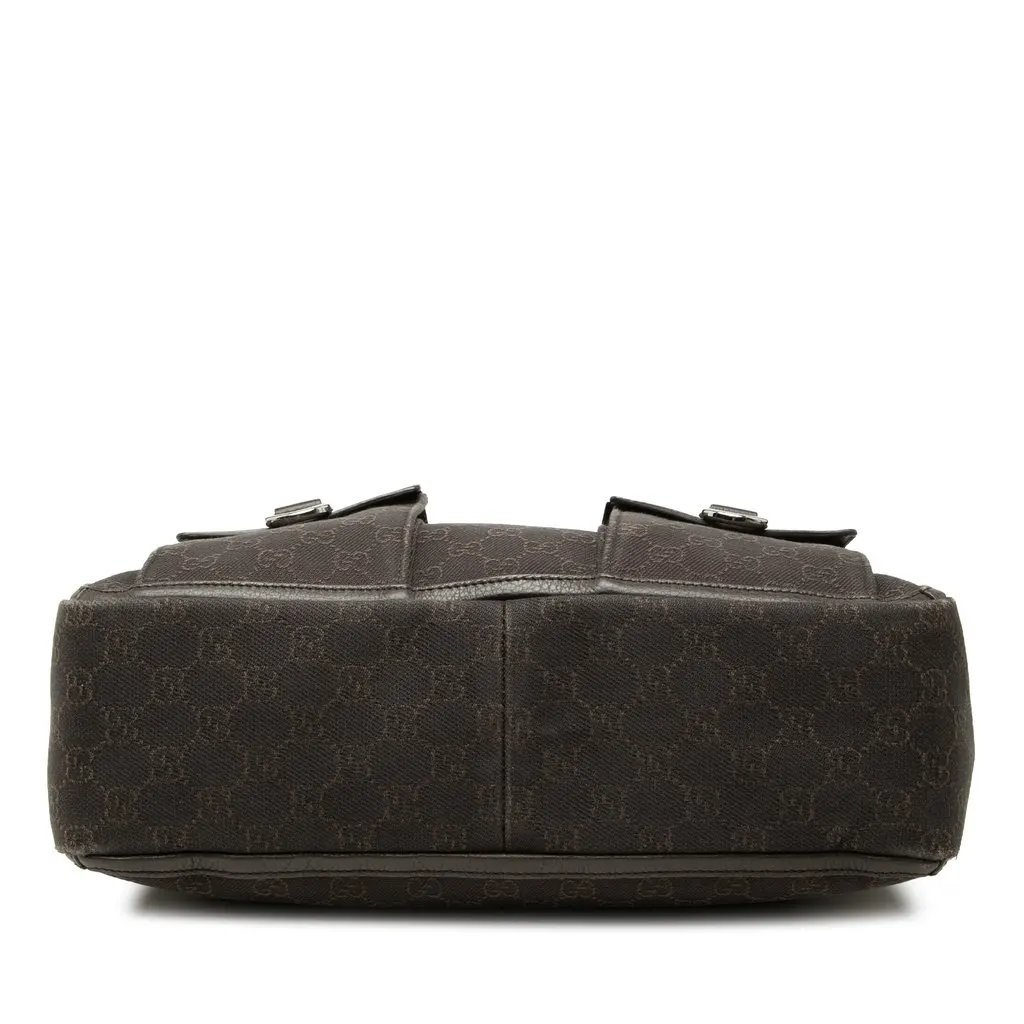 Gucci GG Denim Abbey D Ring Pocket Tote Brown Very good - Inside View