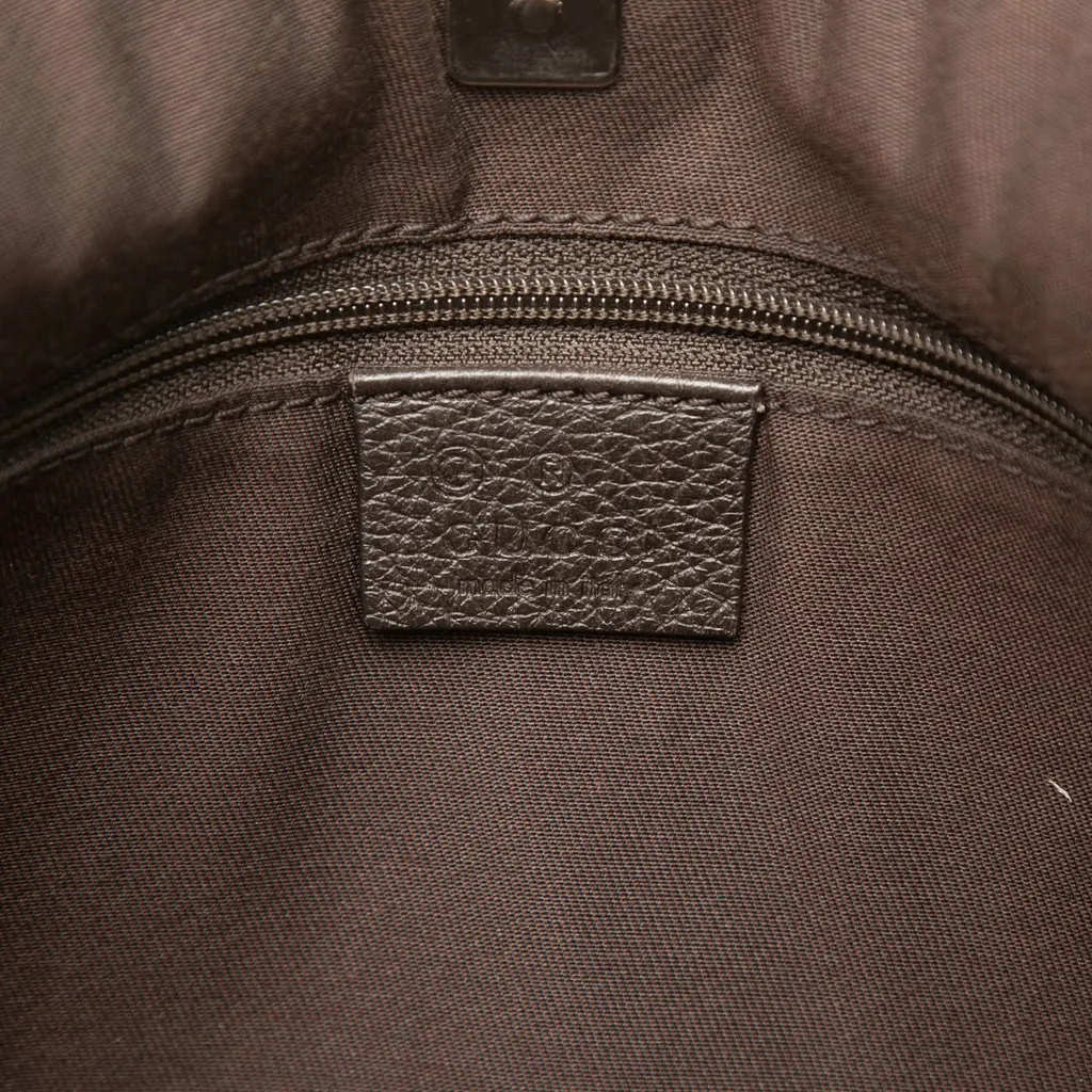 Gucci GG Denim Abbey D Ring Pocket Tote Brown Very good - Box View
