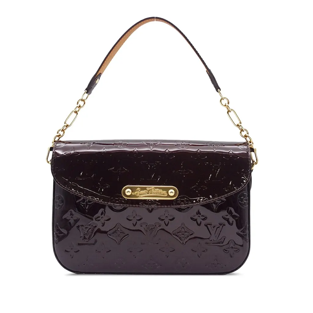 Louis Vuitton Monogram Vernis Rodeo Drive Purple Leather Very good - Front View