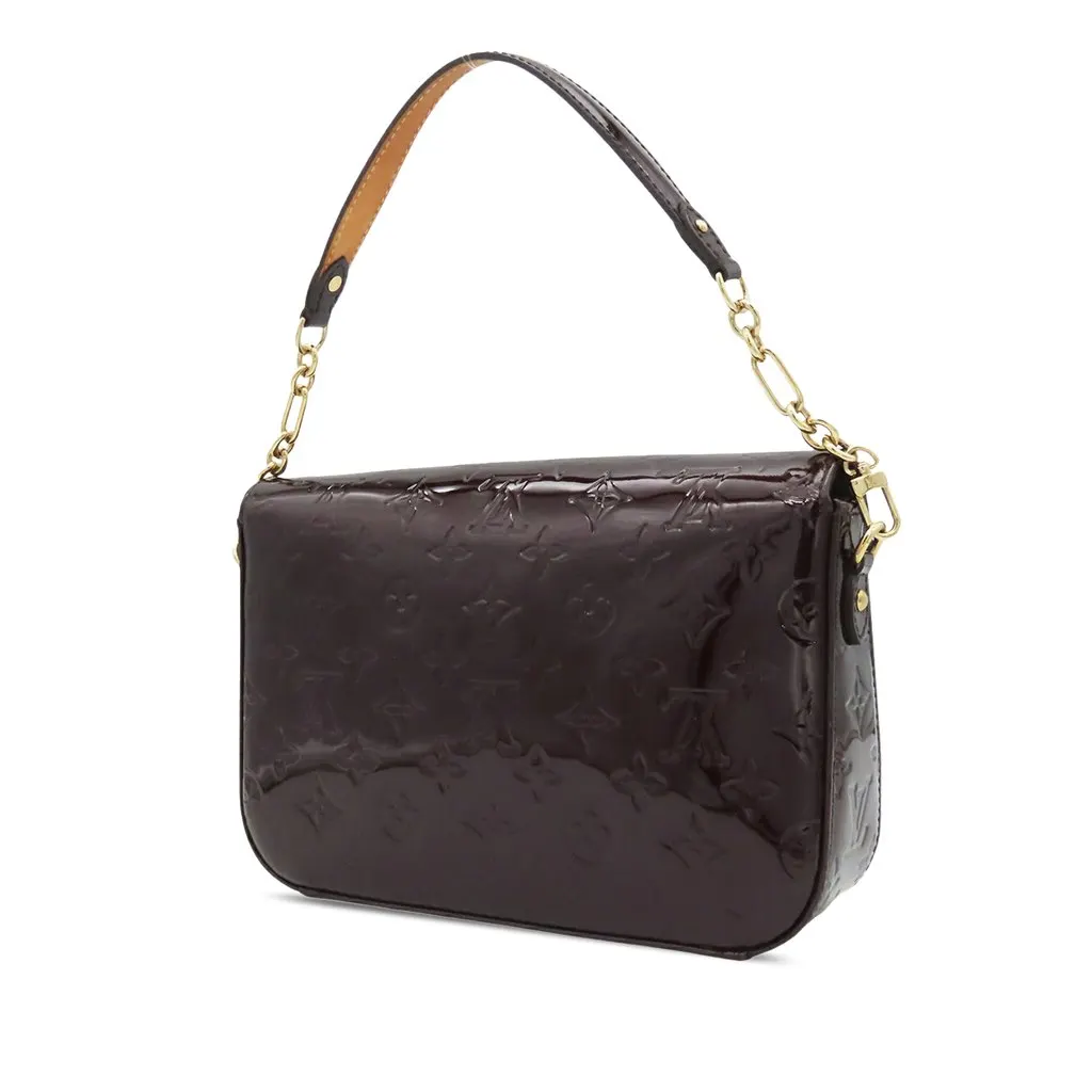 Louis Vuitton Monogram Vernis Rodeo Drive Purple Leather Very good - Back View