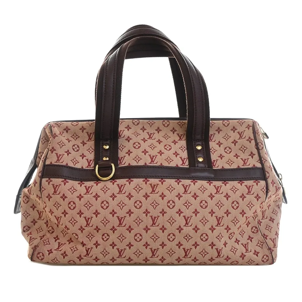 Louis Vuitton Monogram Mini Lin Josephine GM Red Very good - Front View